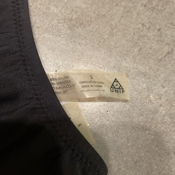 UNIF Swim bikini bra top black S - Picture 2 of 4